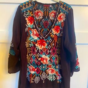 Johnny Was Tunic, EUC, L